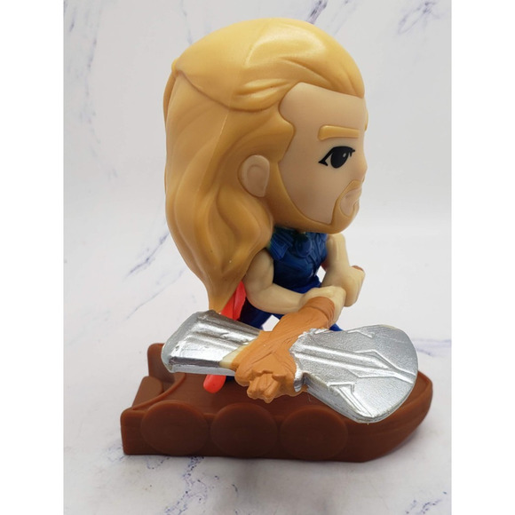 McDonald's 2022 THOR LOVE and THUNDER Marvel Happy Meal Toy Thor #1 - Picture 2 of 6